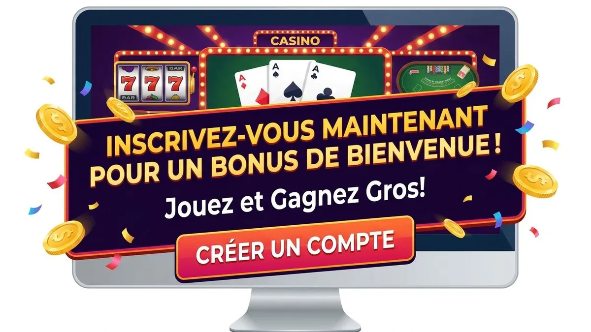 Inscription avec bonus